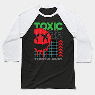 Navigating Toxicity: Artistic Reflections on Life's Challenges Baseball T-Shirt